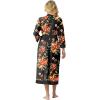 image:imagePrinStory Robes for Women Soft Kimono Bathrobe Lightweight Knit Sleepwear long Lounge RobesRed Brown Black