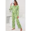 image:imagePrinStory Womens Pajama Set Long Sleeve Sleepwear Ladies Soft Pjs Lounge Set 2026Fpverdant Orang Flower