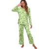 image:imagePrinStory Womens Pajama Set Long Sleeve Sleepwear Ladies Soft Pjs Lounge Set 2026Fpverdant Orang Flower