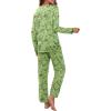 image:imagePrinStory Womens Pajama Set Long Sleeve Sleepwear Ladies Soft Pjs Lounge Set 2026Fpverdant Orang Flower
