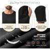 image:imagePrinStory Mens Pajamas Set Summer Pjs Sets for Men 2 Piece Pajamas Sets Soft Lounge Wear with PocketsBlack