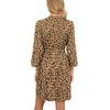 image:imagePrinStory Robes for Women Short Knit Bathrobe S2XL  34 Sleeve Bathrobes with Pockets Stretchy and Lightweight Fabric Inner Tie and Fixed Outer Belt Mid Thigh LengthFpapricot Ld Print
