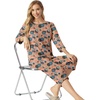 image:imagePrinStory Womens Pajama Sets Capri Pjs Soft Lounge Sets XS4XL  34 Sleeve Top and Capri Pants with Pockets Breathable and Stretchy Fabric 2 Piece Petite Pajamas Soft SleepwearFppink Glass Caviar
