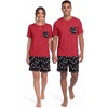 image:imagePrinStory Couples Pajamas Set Shirts and Shorts Summer Comfy Lounge Family  Machine WashablePocketsDrawstringStretch FabricGentle On SkinCouplesGiftRelaxed FitSolidSleepwearLoungewearS4XLFp Black Lantern