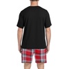 image:imagePrinStory Couples Pajamas Set Shirts and Shorts Summer Comfy Lounge Family  Machine WashablePocketsDrawstringStretch FabricGentle On SkinCouplesGiftRelaxed FitSolidSleepwearLoungewearS4XLFp Red White Plaid