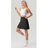 image:imagePrinStory 19 Tennis Skirt for Women Athletic Skort with Zipper PocketsBlack
