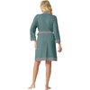 image:imagePrinStory Womens Short Robes Summer Lightweight Bathrobe S2XLHaze Blue