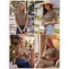image:imageWomens Mock Neck Half Sleeve Top Dressy Casual T Shirts Going Out Tops 2026B7 Twotone Leopard Khaki