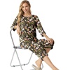 image:imagePrinStory Womens Pajama Sets Capri Pjs Soft Lounge Sets XS4XLFpbk Leaf Butterfly