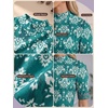 image:imagePrinStory Womens Tops Mock Neck Short Sleeve T Shirts Dressy Casual Ribbed Knit Slim Fit Summer Business Going Out Tops 2026B14 Cyan Green Apricot Blossom