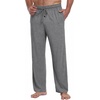 image:imagePrinStory Mens Soft Pajama Pants Lounge Bottoms with Button Fly S2XLArdoise
