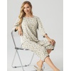 image:imagePrinStory Womens Pajama Sets Capri Pjs Soft Lounge Sets XS4XLFpapricot Daisy Flower