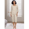 image:imagePrinStory Womens Pajama Sets Capri Pjs Soft Lounge Sets XS4XLFpapricot Sakura