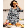 image:imagePrinStory Womens Pajama Sets Capri Pjs Soft Lounge Sets XS4XLFpblue Pink Paisley