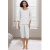 image:imagePrinStory Womens Pajama Sets Capri Pjs Soft Lounge Sets XS4XLFpgy Purple Flower