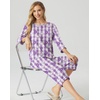 image:imagePrinStory Womens Pajama Sets Capri Pjs Soft Lounge Sets XS4XLFppurple Wh Floral