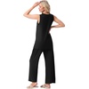 image:imagePrinStory Womens Pajamas Sets Sleeveless Pjs Set S4XLBlack