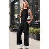 image:imagePrinStory Womens Pajamas Sets Sleeveless Pjs Set S4XLBlack
