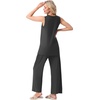 image:imagePrinStory Womens Pajamas Sets Sleeveless Pjs Set S4XLDark Gray