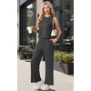 image:imagePrinStory Womens Pajamas Sets Sleeveless Pjs Set S4XLDark Gray