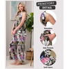 image:imagePrinStory Womens Pajamas Sets Sleeveless Pjs Set S4XLFpbig Leaf Pink