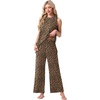 image:imagePrinStory Womens Pajamas Sets Sleeveless Pjs Set S4XLFpkhaki Love