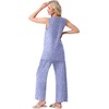 image:imagePrinStory Womens Pajamas Sets Sleeveless Pjs Set S4XLFpspot Blue
