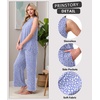 image:imagePrinStory Womens Pajamas Sets Sleeveless Pjs Set S4XLFpspot Blue