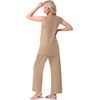 image:imagePrinStory Womens Pajamas Sets Sleeveless Pjs Set S4XLKhaki