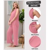 image:imagePrinStory Womens Pajamas Sets Sleeveless Pjs Set S4XLPink