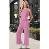 image:imagePrinStory Womens Pajamas Sets Sleeveless Pjs Set S4XLPurple Red