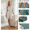 image:imagePrinStory Womens Robe Knee Length Soft Knit Bathrobe S2XLFpapricot Periwinkle