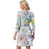 image:imagePrinStory Womens Robe Knee Length Soft Knit Bathrobe S2XLFpblue Chrysanthemum