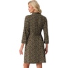 image:imagePrinStory Womens Robe Knee Length Soft Knit Bathrobe S2XLFpld Khaki