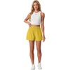 image:imagePrinStory Athletic Shorts for Women High Waisted Running Shorts 3 XS2XLGolden Yellow
