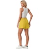image:imagePrinStory Athletic Shorts for Women High Waisted Running Shorts 3 XS2XLGolden Yellow