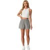 image:imagePrinStory Athletic Shorts for Women High Waisted Running Shorts 3 XS2XLLight Gray