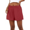 image:imagePrinStory Athletic Shorts for Women High Waisted Running Shorts 3 XS2XLRed