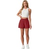 image:imagePrinStory Athletic Shorts for Women High Waisted Running Shorts 3 XS2XLRed