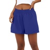image:imagePrinStory Athletic Shorts for Women High Waisted Running Shorts 3 XS2XLRoyal Blue