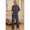 image:imagePrinStory Pajamas for Women Soft Pjs Lounge Set S4XLFpblack Draw Heart