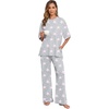 image:imagePrinStory Pajamas for Women Soft Pjs Lounge Set S4XLFppink Star