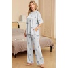 image:imagePrinStory Pajamas for Women Soft Pjs Lounge Set S4XLFpstripe Blue Star