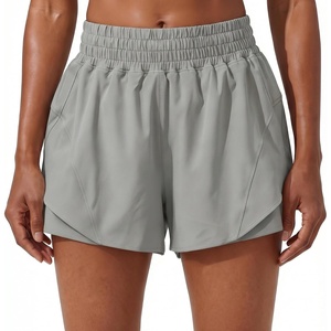 image:imagePrinStory Athletic Shorts for Women High Waisted Running Shorts 3 XS2XLLight Gray