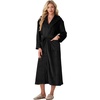 image:imagePrinStory Luxury Womens Robe with Hood Fluffy Bath Robe for Women S2XLBlack