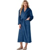 image:imagePrinStory Luxury Womens Robe with Hood Fluffy Bath Robe for Women S2XLDenim Blue