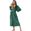 image:imagePrinStory Luxury Womens Robe with Hood Fluffy Bath Robe for Women S2XLGreen