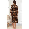 image:imagePrinStory Robes for Women 34 Sleeve Long Bath Robe XS4XLFpgardenia Flower