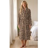 image:imagePrinStory Womens Robe Long Fluffy Fleece BathrobeFpleopard Print
