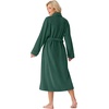image:imagePrinStory Womens Robe Long Fluffy Fleece BathrobeGreen